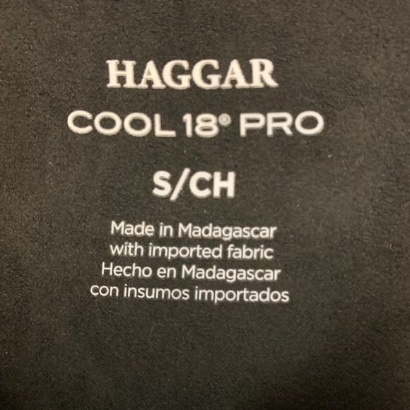 Men's "Haggar" LS 1/4 zip charcoal grey sweater - NWT - S - Picture 4 of 5